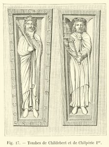 Graven van Childebert en Chilperic I