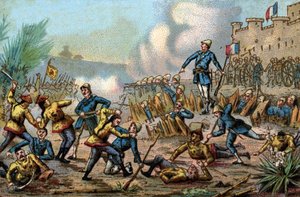 Tonkin Oorlog (Vietnam). Verdediging van Tuyen Quang door de Franse troepen van 14 februari tot 3 maart