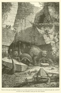 Al deze wezens die de mens voorafgingen en die vandaag uit hun graven komen, lijken ze niet op monsters? Toch zijn ze door oorspronkelijke banden met ons verbonden door French School