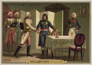 Verdrag van Campo Formio, Italië, 17 oktober 1797