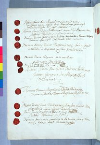 Verdrag van Westfalen, ondertekend in Munster 24 oktober 1648 door French School