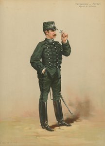 Schatkist en poster, adjunct van II klasse door French School