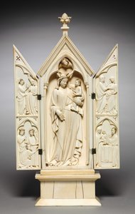 Drieluik: Het leven van de Maagd, ca. 1325-1350
