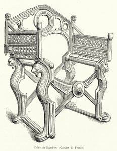 Troon van Dagobert (gravure)