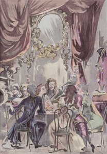 Een Diner van de Regent in het Palais-Royal