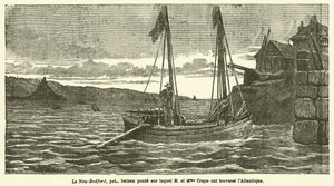 Een Reis Per Boot Over De Atlantische Oceaan door French School