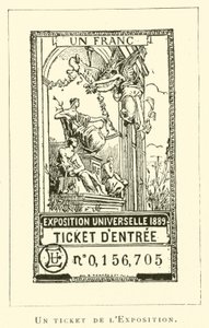 Een ticket van de Tentoonstelling