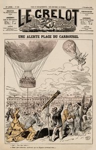 Een alarm, Place du Carrousel, uit Le Grelot, 3 november door French School