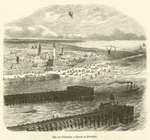 Een uitzicht op Oostende