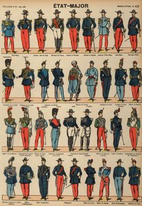 Uniformen van het Franse leger door French School