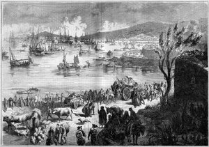 Eenheid van Italië - Expeditie van de Duizend of Rode Hemden onder leiding van Giuseppe Garibaldi (1807-1882) - Beleg van Gaeta