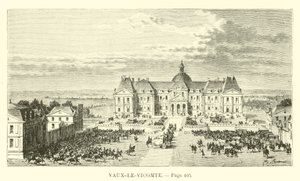 Vaux-le-Vicomte door French School