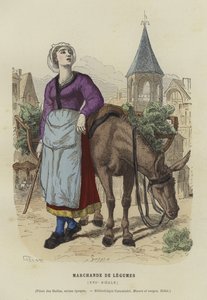 Groenteverkoper, 16e eeuw