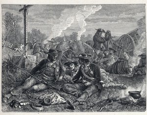 Vendee Oorlogen (1793-1796): kampement van Vendeese opstandelingen