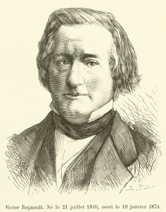Victor Regnault, Geboren op 21 juli 1810, overleden op 19 januari 1878 door French School