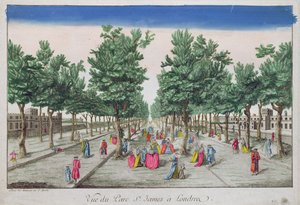 Uitzicht op St. James Park, Londen door French School