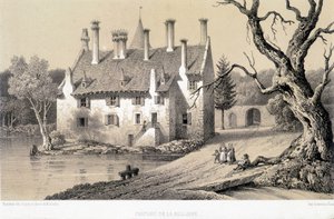 Uitzicht op het Château de la Bellière (Côtes-d