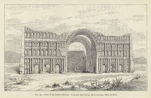 Uitzicht op de Takht-i-Khosru