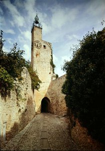 Uitzicht op de klokkentoren