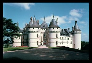 Uitzicht op het kasteel door French School