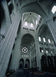 Uitzicht op de kruistoren richting het zuidwesten, voltooid ca. 1230
