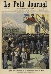 Bezoek van de Franse president Felix Faure aan de Midi, 1897