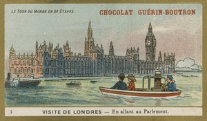 Bezoek aan Londen - op weg naar het Parlement