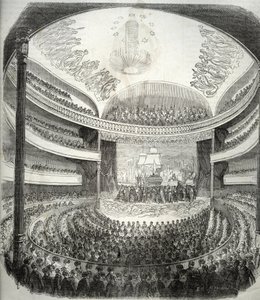 Vue du theatre rue du Chateau d