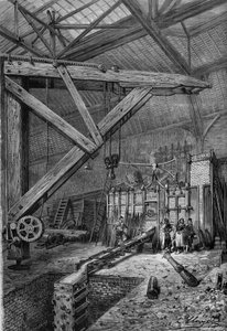 Oorlog van 1870 - Beleg van Parijs: het smelten van het kanon 