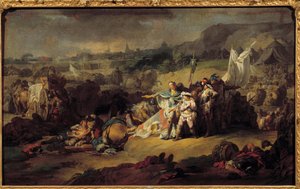 Oorlog van de Oostenrijkse Successie (1740-1748): De Slag bij Fontenoy door French School