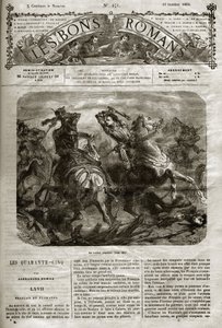 Godsdienstoorlogen - De Vijf-en-veertig - Frans en Vlaams - De bijzondere slag van Henri de Joyeuse (1563-1608) - De goede romans 1864 - Alexandre Dumas Père