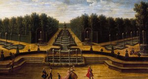 Watertheater, Tuin van Paleis van Versailles door French School
