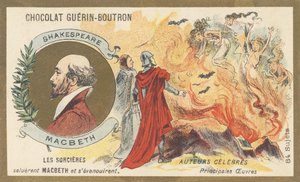 William Shakespeare (1564-1616), dichter, toneelschrijver en schrijver van de Angelsaksische cultuur, auteur van 