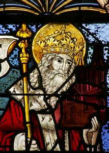 Raam met Sint Henri de Bamberg