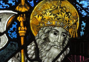 Raam met Sint Henri de Bamberg