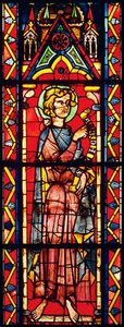 Raam met de profeet Obadja, ca.1270-75 door French School