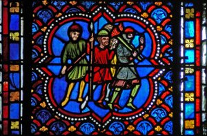 Ramen s2-L met mensen die Christus in Gethsemane willen arresteren