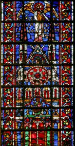 De kerk kathedraal van Laon door French School