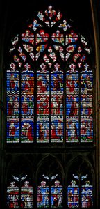 Raam w133 met het St. Sebastiaan raam