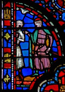 Raam w13 Triomf van Mordechai Esth VI 11 door French School