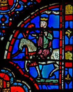 Raam w13 Triomf van Mordechai Esth VI 11 door French School