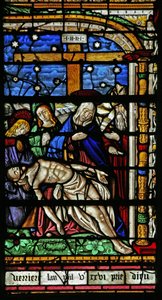 Raam w19 met de Pietà