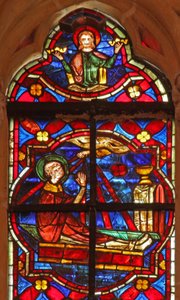 De dood en tenhemelopneming van St. Johannes door French School