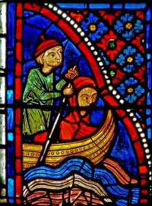 St. Maria de Egyptische steekt de rivier over en begint boetedoening