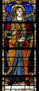 Raam w2 met afbeelding van St. Maria Magdalena door French School