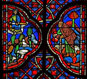 God straft degenen die de wijngaard plunderen. Is III 14-15 door French School