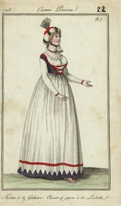Vrouw in door opera