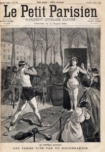 Vrouw per ongeluk gedood tijdens een show van een straatartiest op de Place des Quinconces in Bordeaux. Een van de krant 