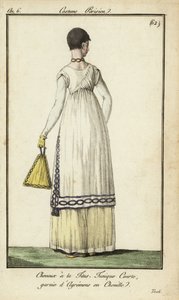 Vrouw met Titus kapsel in Tivoli Tuinen