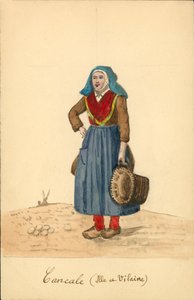 Vrouwenkostuum van Cancale, Ille-et-Vilaine